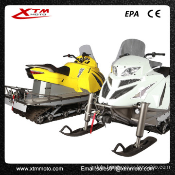 Snow Mobile Rubber Track Gas Adult Snow Ski Scooter